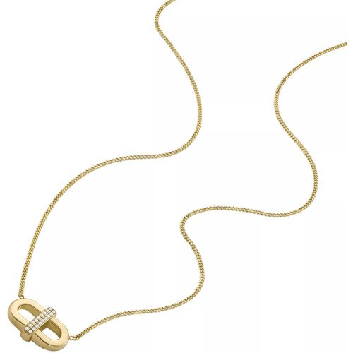 Halskette - Heritage D-Link Glitz Stainless Steel Chain Neckla - Gr. unisize - in - für Damen - Fossil - Modalova