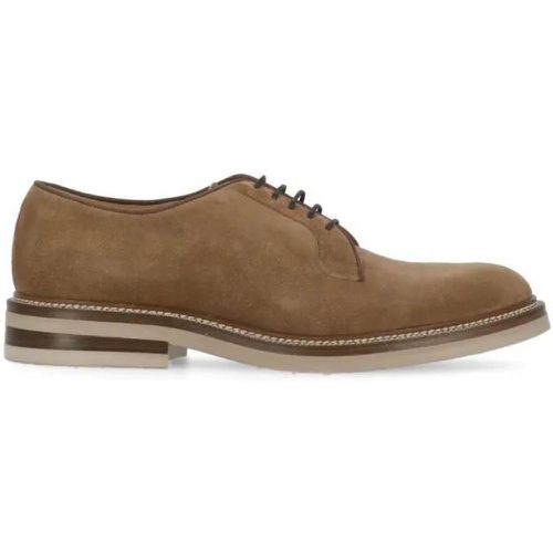 Suede Leather Lace-Up - Gr. 41 (EU) - in - BRUNELLO CUCINELLI - Modalova