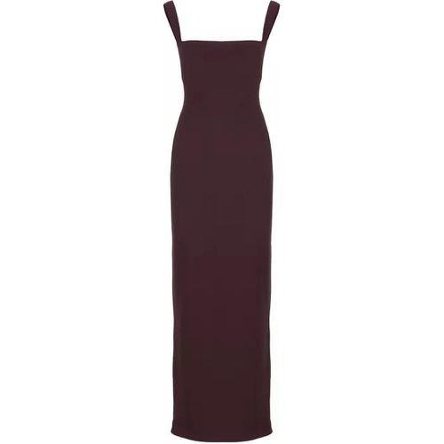 Purple Straight Neck Dress - Größe 12 - purple - Solace London - Modalova