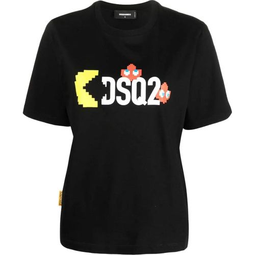 X Pac-man Logo T-shirt - Größe M - Dsquared2 - Modalova