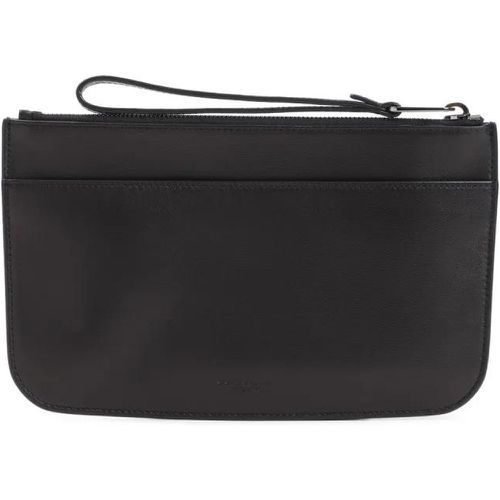 Pochettes - Black Lamb Leather Pouch - Gr. unisize - in - für Damen - Giorgio Armani - Modalova