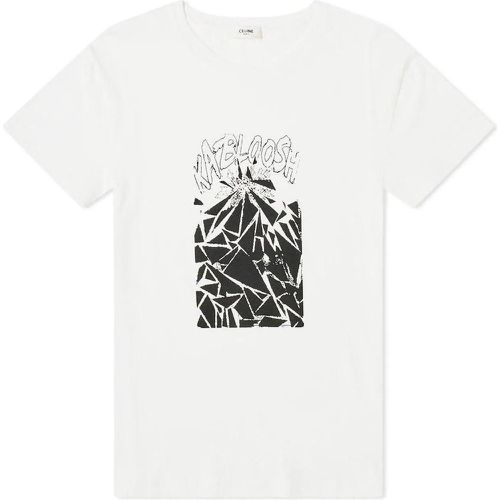 Printed Cotton T-Shirt - Größe S - Celine - Modalova