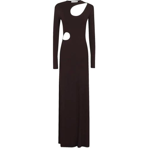 Cut-Out Jersey Floorlength Dress - Größe 4 - Victoria Beckham - Modalova