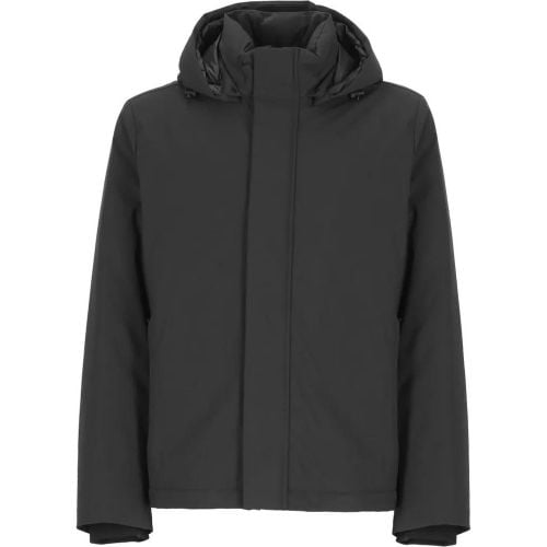 Black Stretch Jacket - Größe L - Woolrich - Modalova