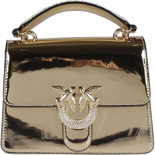 Totes & Shopper - Love One Top Handle Mini Light Simply Bag Metallic - Gr. unisize - in - für Damen - pinko - Modalova