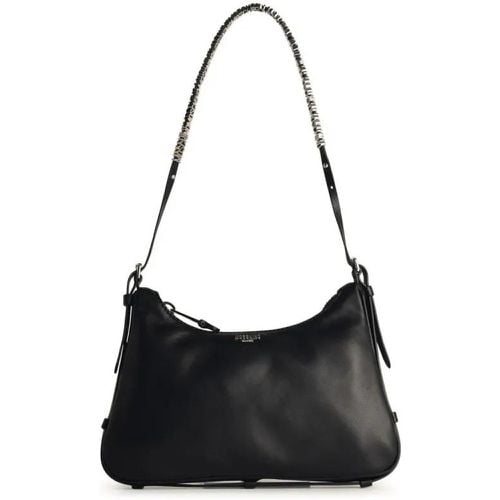 Shopper - Hobo' Black Leather Bag - Gr. unisize - in - für Damen - Moschino - Modalova