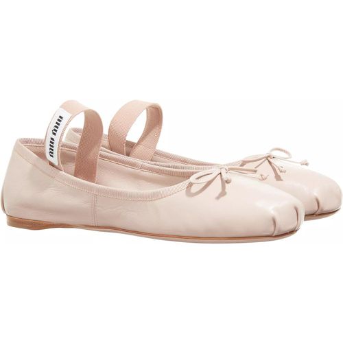 Loafers & Ballerinas - Street Style Logo Ballet Shoes - Gr. 39 (EU) - in - für Damen - Miu Miu - Modalova