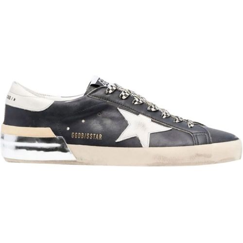 Low-Top Sneaker - Super Star Leather Upper Nappa Sneakers - Gr. 46 (EU) - in - für Damen - Golden Goose - Modalova