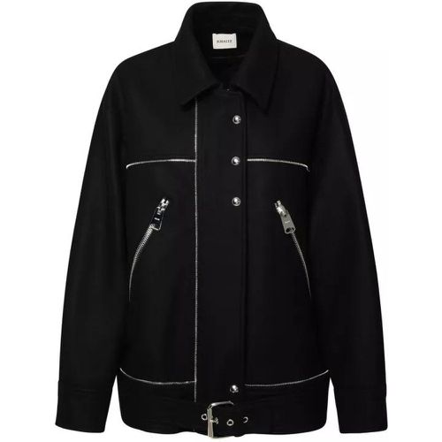 Herman Black Wool Jacket - Größe M - black - Khaite - Modalova