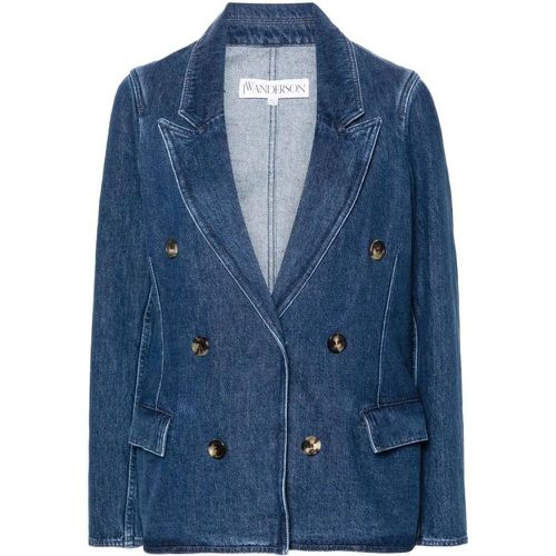 Double-Breasted Denim Blazer - Größe 8 - J.W.Anderson - Modalova