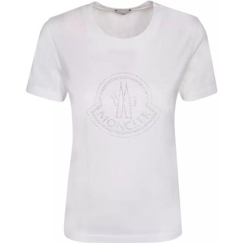 Logo T-Shirt Made Of Cotton - Größe S - white - Moncler - Modalova