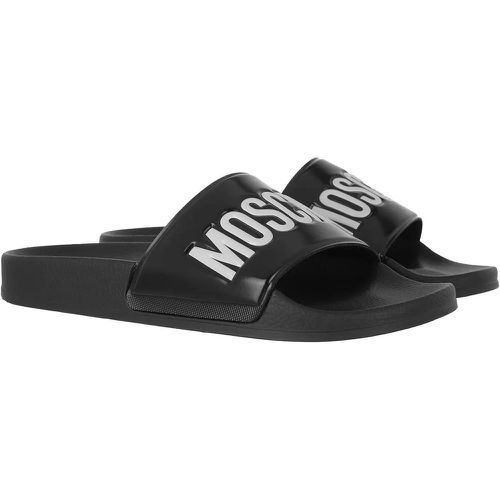 Slipper & Pantoletten - Sabotd Pool25 Pvc Logo - Gr. 41 (EU) - in - für Damen - Moschino - Modalova