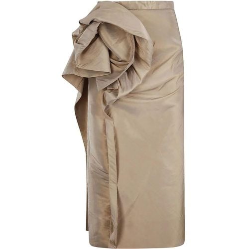 Midi Skirt In Polyester And Silk - Größe 40 - Maison Margiela - Modalova