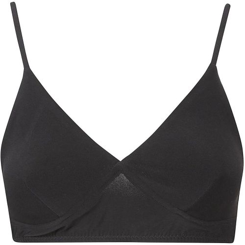 Cropped Slip Bra Black - Größe L - Norma Kamali - Modalova