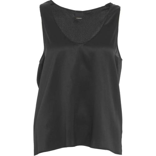 Silk top "Marzemino" - Größe 42 - pinko - Modalova