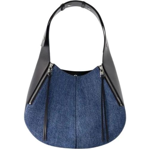 Crossbody Bags - The Skull Hobo Bag - Denim - Blue - Gr. unisize - in - für Damen - alexander mcqueen - Modalova