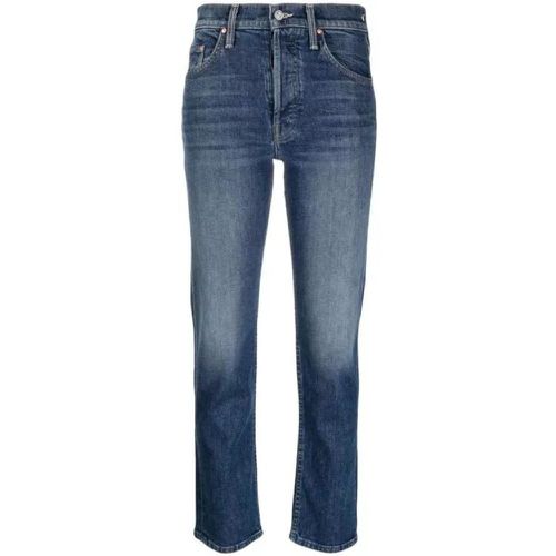 High-Rise Cropped Skinny Denim Jeans - Größe 24 - Mother - Modalova