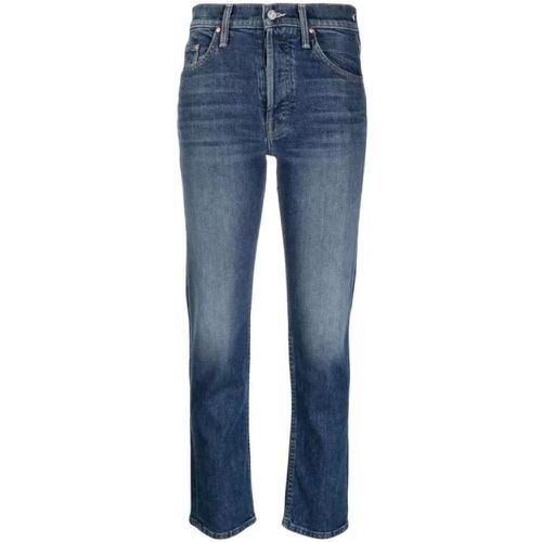 High-Rise Cropped Skinny Denim Jeans - Größe 30 - blue - Mother - Modalova