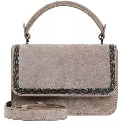 Shopper - Ice Suede Leather Handbag - Gr. unisize - in - für Damen - BRUNELLO CUCINELLI - Modalova