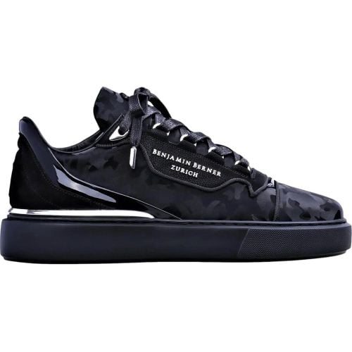 Low-Top Sneaker - Heren Sneaker Zwart BNJ0120 Raphae - Gr. 41 (EU) - in - für Damen - BENJAMIN BERNER - Modalova