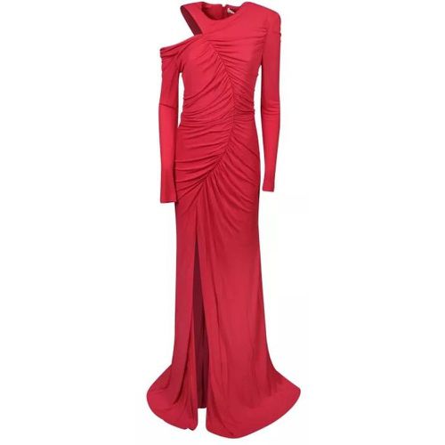 Asymmetric Long Dress - Größe 40 - red - alexander mcqueen - Modalova