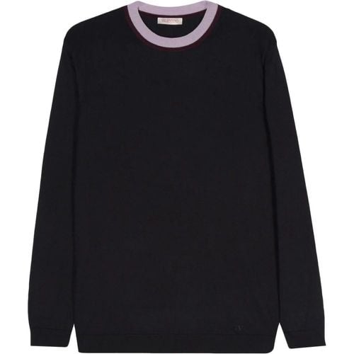 Garavani Sweaters Darkblue - Größe L - blue - Valentino - Modalova