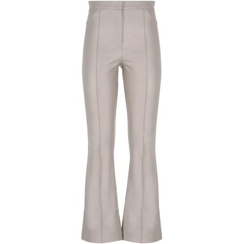 Grey Synthetic Leather Trousers - Größe 42 - D. Exterior - Modalova