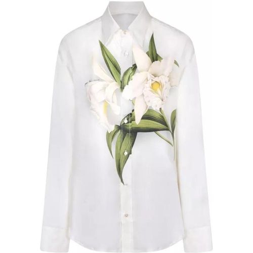 White Silk Shirt - Größe M - white - Pierre-Louis Mascia - Modalova