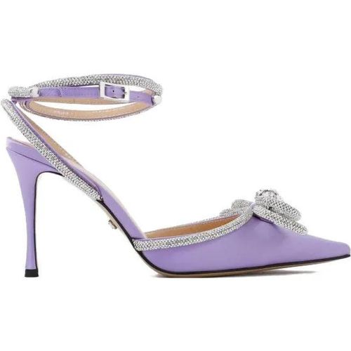 Pumps & High Heels - Lavender Satin Double Bow High Heels Pumps - Gr. 38,5 (EU) - in - für Damen - Mach&Mach - Modalova