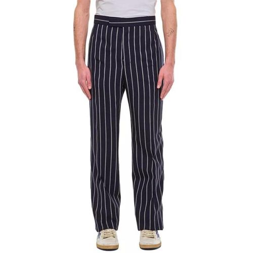 Wool Bold Stripe Trousers - Größe 1 - blue - Thom Browne - Modalova