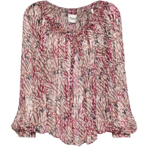 Raspberry /Multicolour Vutti Off-Shoulder Blou - Größe 40 - Etoile Isabel Marant - Modalova