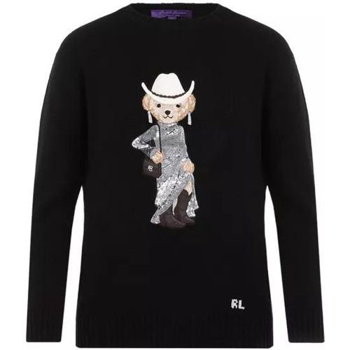 Western Bear Black Cashmere Sweater - Größe XS - black - Polo Ralph Lauren - Modalova