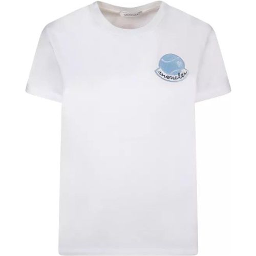Cotton T-Shirt - Größe L - white - Moncler - Modalova