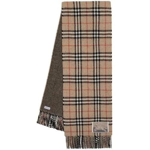 Tücher & Schals - Check Scarf - Cashmere - Beige - Gr. unisize - in - für Damen - Burberry - Modalova