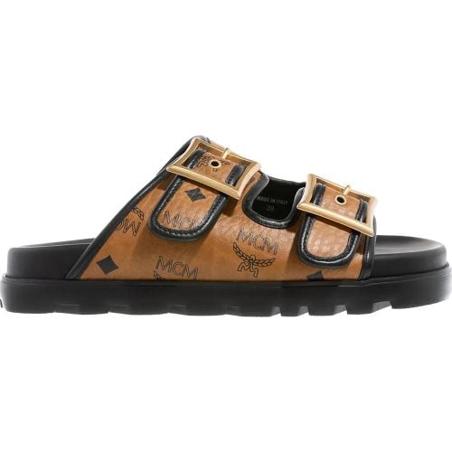 Sandalen - U Col Vst Flat Sandals Co - Gr. 36 (EU) - in - für Damen - MCM - Modalova