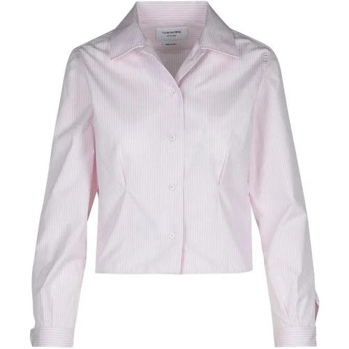 Pink Cotton Shirt - Größe 42 - pink - Thom Browne - Modalova