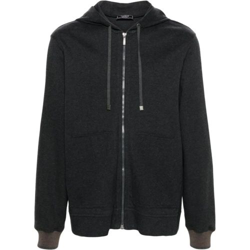 Zip-Up Sports Hoodie - Größe 58 - PESERICO - Modalova