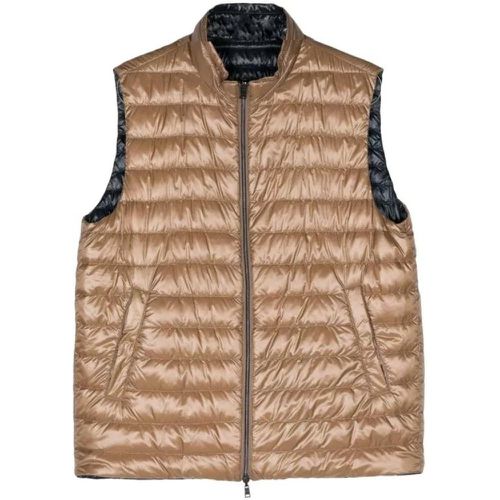 Down-Feather Quilted Reversible Jacket - Größe 46 - brown - Herno - Modalova