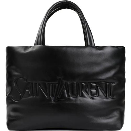 Totes & Shopper - Black Lamb Leather New Tote - Gr. unisize - in - für Damen - Saint Laurent - Modalova