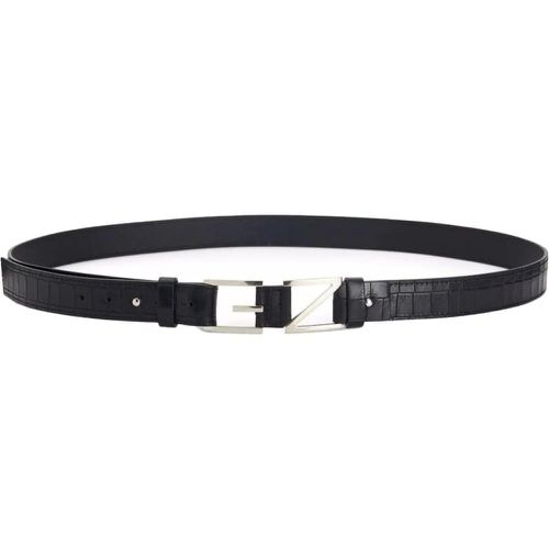 Gürtel - Croc-effect Gz Block Logo Belt - Gr. ONE SIZE - in - für Damen - giuseppe zanotti - Modalova