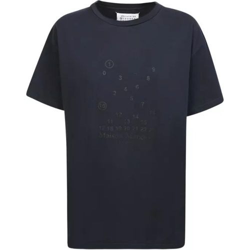 Four Stiches Logo Cotton T-Shirt - Größe M - black - Maison Margiela - Modalova