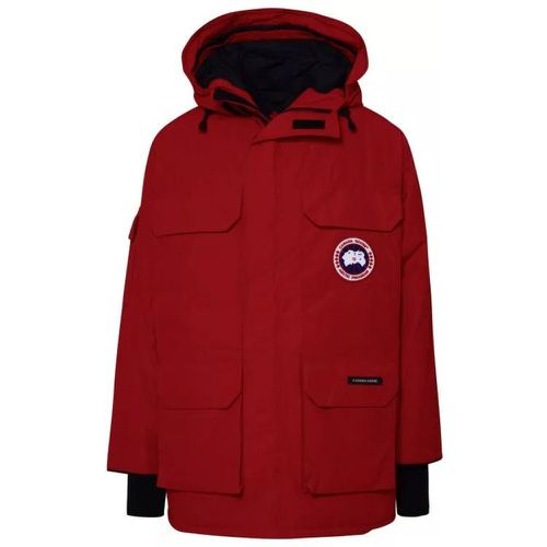 Expedition Parka In Red Cotton Blend - Größe XS - red - Canada Goose - Modalova