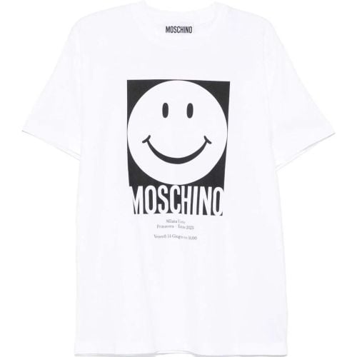 T-shirts and Polos White - Größe L - Moschino - Modalova