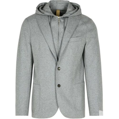 Grey Wool Blend Blazer - Größe 48 - Eleventy - Modalova