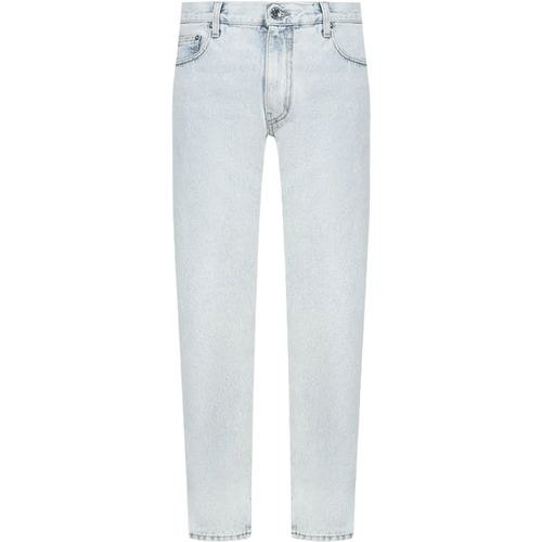 Jeans slim con stampa diag tab blu - Größe 34 - Off-White - Modalova