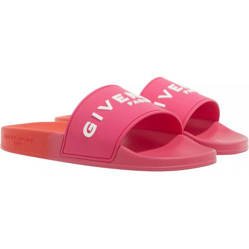 Sandalen & Sandaletten - Slide Flat Sandals In Rubber - Gr. 36 (EU) - in - für Damen - Givenchy - Modalova
