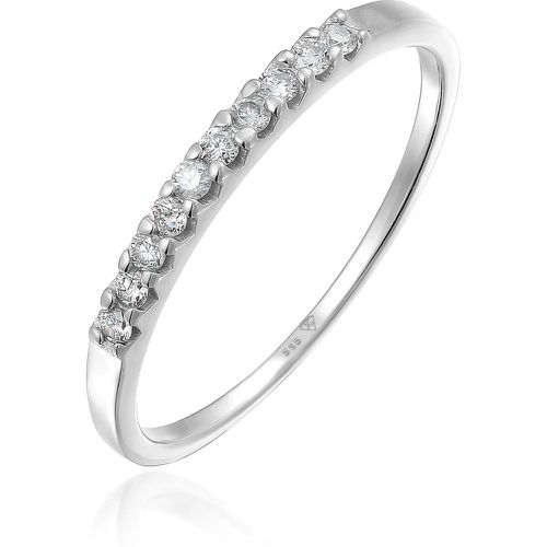 Ringe - Ring Memoire Verlobung Diamant (0.15 ct.) 585 Weiß - Gr. 54 MM - in Weiß - für Damen - Elli - Modalova