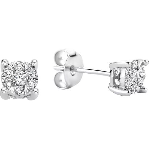 Ohrringe - De la Paix Hanaé 14 karat ear studs diamond 0.16 - Gr. unisize - in Silber - für Damen - Isabel Bernard - Modalova