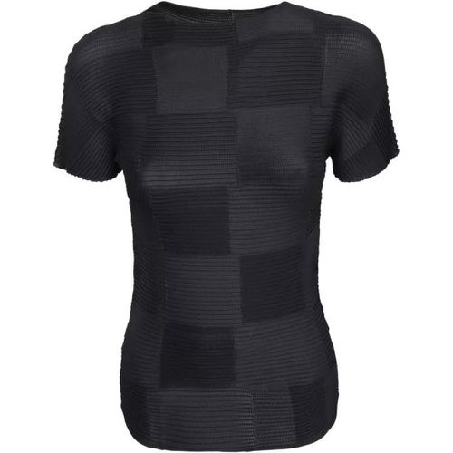 Checkered Top - Größe 2 - black - Issey Miyake - Modalova