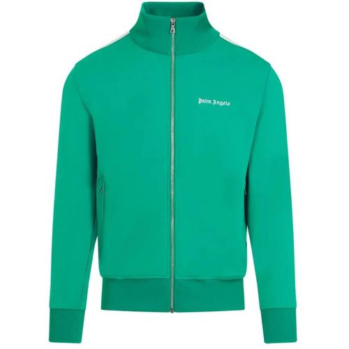 Green Classic Logo Track Jacket - Größe M - Palm Angels - Modalova